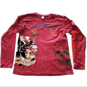 Ed Hardy Tigers Black Thermal Long Sleeve T-Shirt at Foxvalley Mall in Aurora, IL